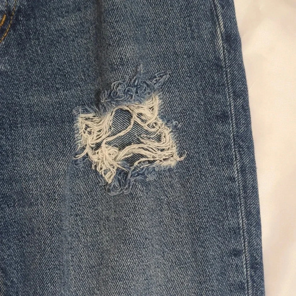 BDG Distressed Slim Straight Jeans, Color Blue Size 24 - Picture 8 of 15